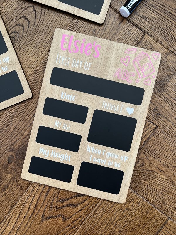 Back to school wooden sign - Image 15