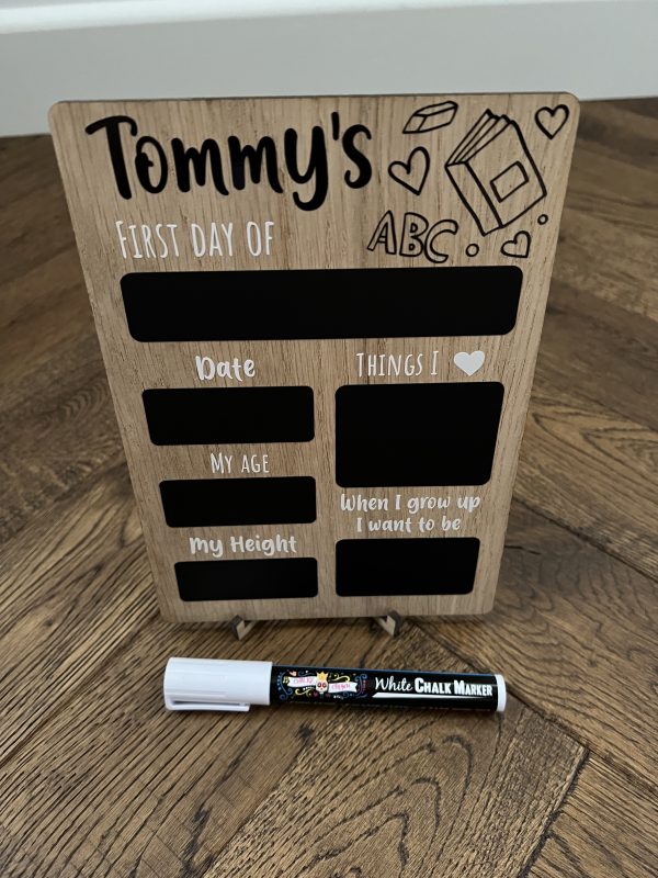 Back to school wooden sign - Image 13