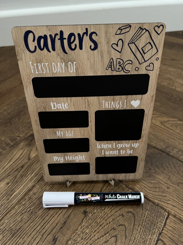 Back to school wooden sign - Image 12