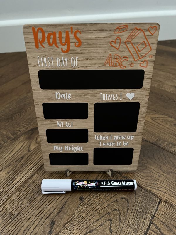 Back to school wooden sign - Image 11