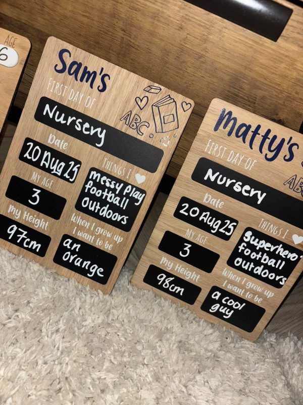 Back to school wooden sign - Image 9