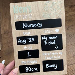 Wooden Back to School Sign