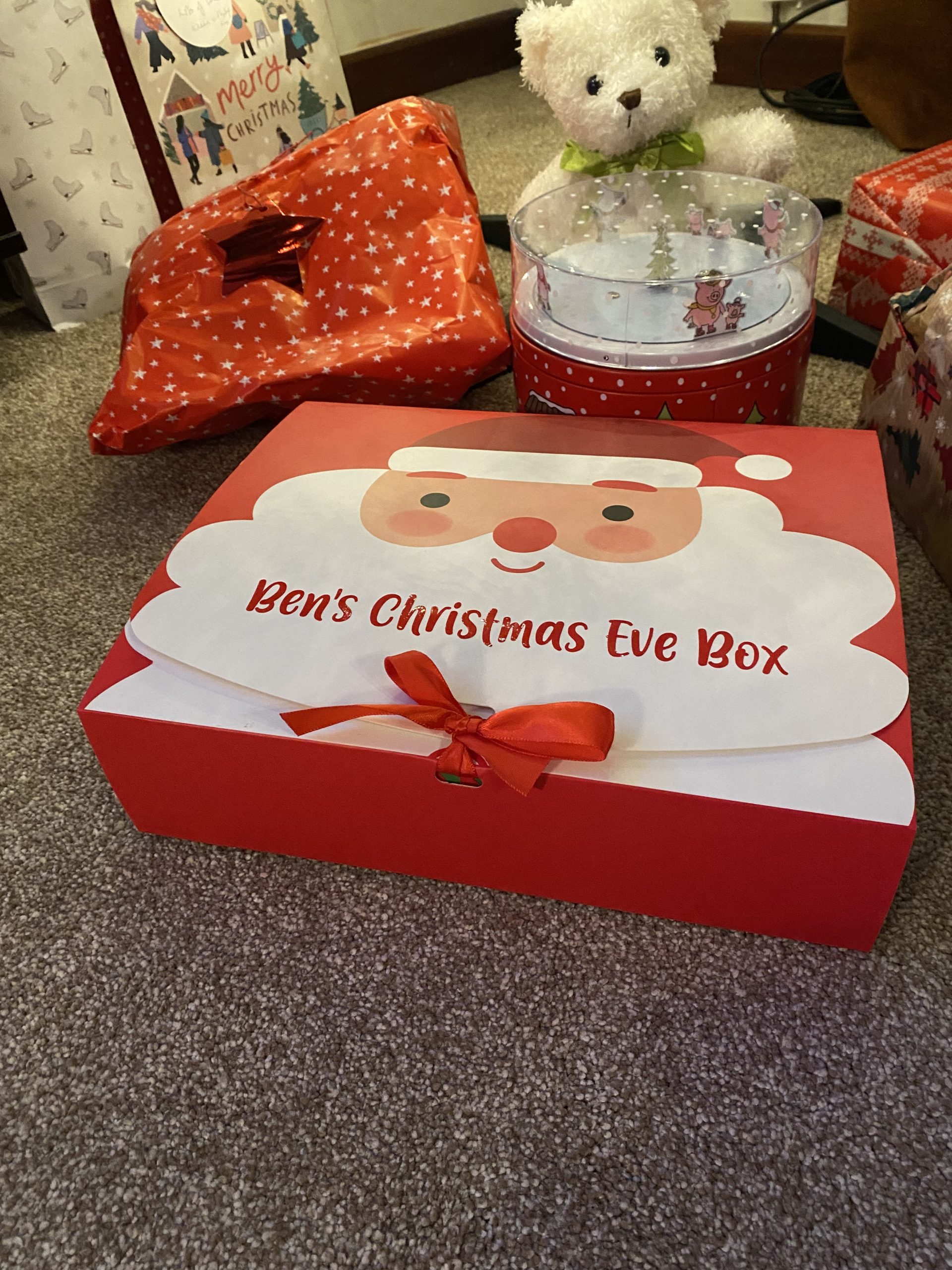 Santa gift box